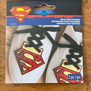 DC Superman Red and Yellow Shoe Accessories